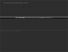 Tablet Screenshot of businessaccelerator.com